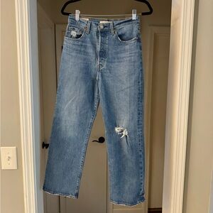 Levi's Light Blue Straight Leg Jeans